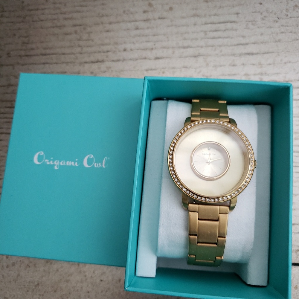 Origami Owl Gold Watch